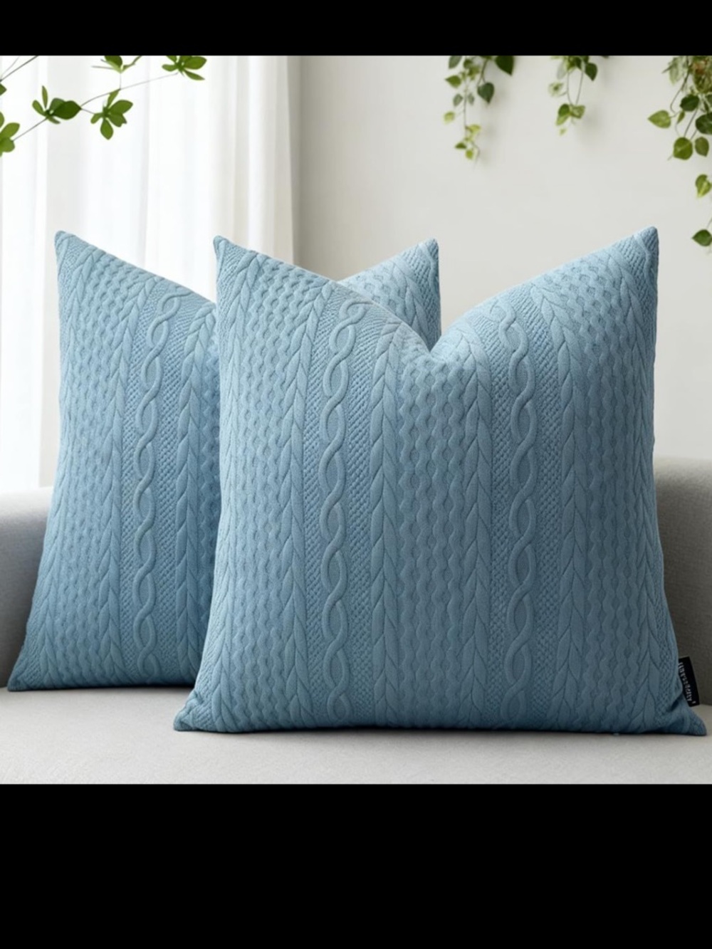 Brand new 2pc pillow cover set